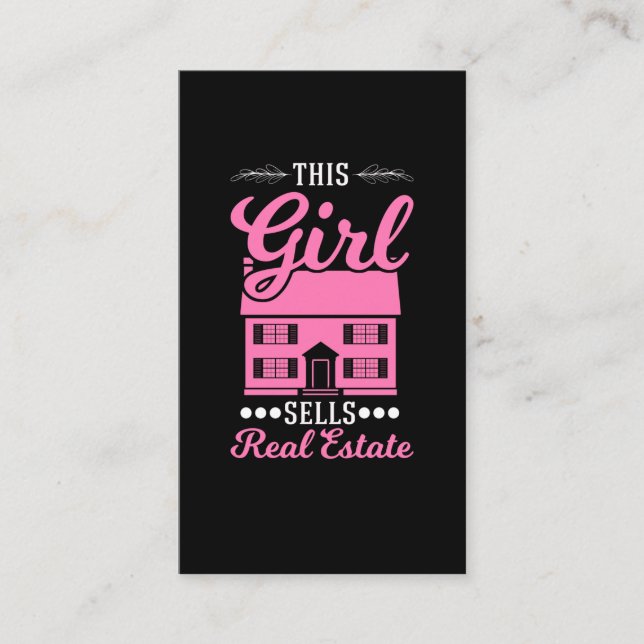 Funny Real Anwesen Agent Property Investor Visitenkarte (Vorderseite)