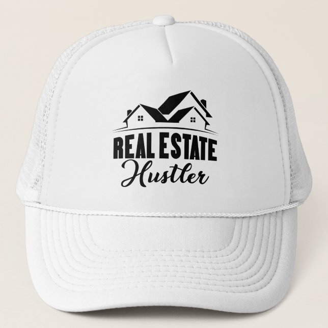 Funny Real Anwesen Agent Realtor Geschenk Haus Bro Truckerkappe (Vorderseite)