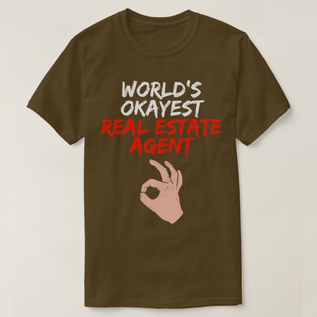 Funny Real Anwesen Agent Realtor Geschenk T-Shirt (Design vorne)