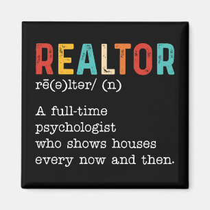 Funny Real Anwesen Agent Realtor Job Beschreibung Magnet