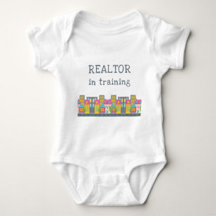 Funny Real Anwesen Agent Schwangerschaft Geschenk Baby Strampler