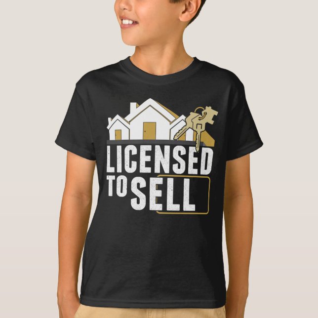 Funny Real Anwesen Agent Spaß Property Broker T-Shirt (Vorderseite)