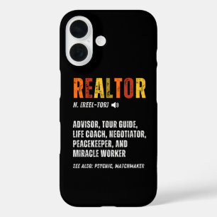 Funny Real Anwesen Broker Realtor iPhone 16 Hülle