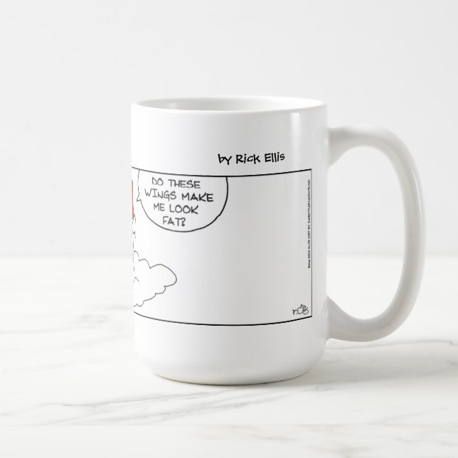 Funny Real Eternal Question Kaffeetasse (Rechts)