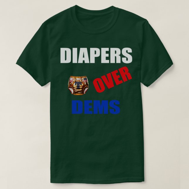 Funny Real Men Windeln 2024 T-Shirt (Design vorne)