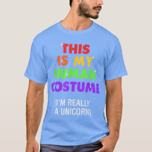 Funny Really A Unicorn Halloween Kostüm 2815 T-Shirt