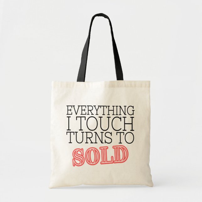 Funny Realtor Geschenk Real Anwesen Agent Broker Z Tragetasche (Vorne)