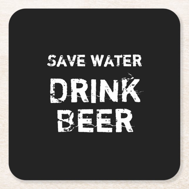 Funny Rechteckiger Pappuntersetzer (Vorderseite)