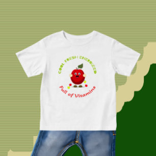 Funny Red Apfel Baby T-shirt