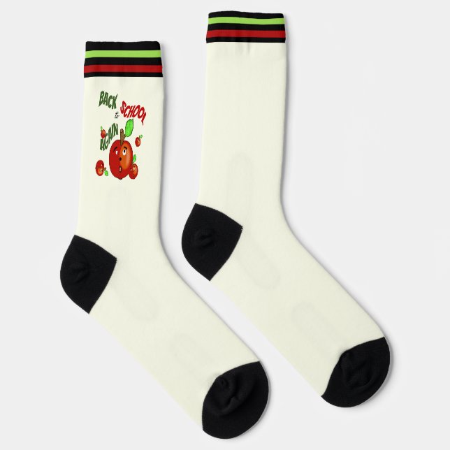 Funny Red Äpfel Socken (Rechts)