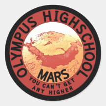 Funny Red Black Orange White Olympus Highschool