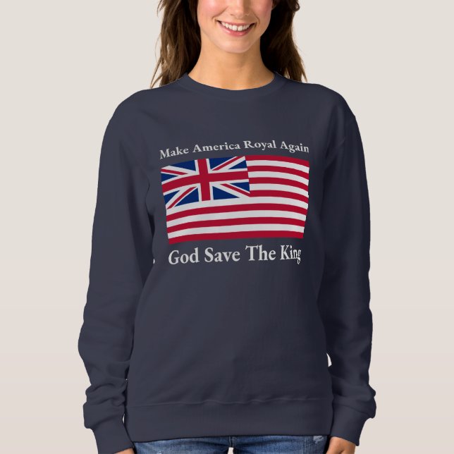 Funny Red Blue White machen America Royal wieder F Sweatshirt (Vorderseite)