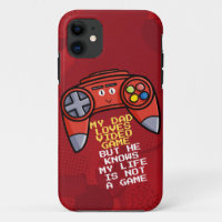 Funny Red Joystick Vatertag Gruß