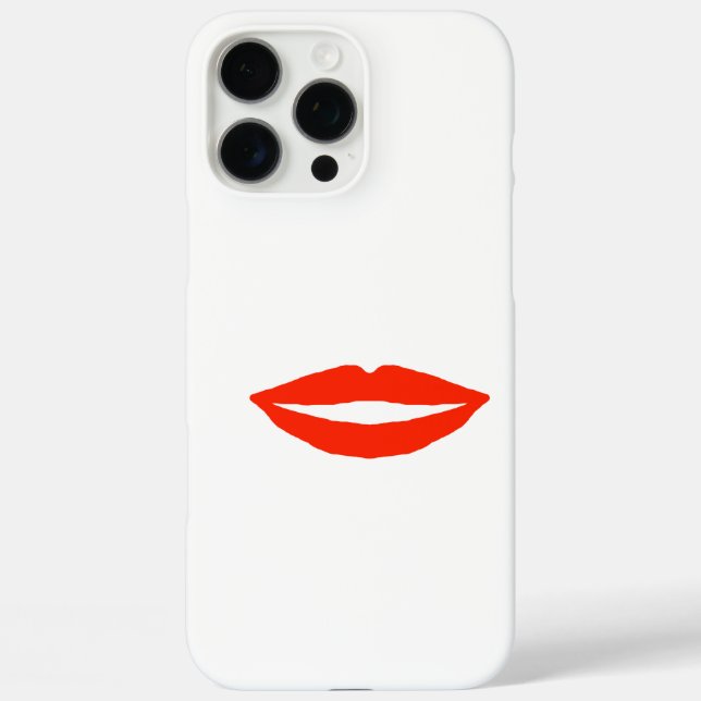 Funny Red Lips iPhone / iPad Gehäuse Case-Mate iPhone Hülle (Rückseite)