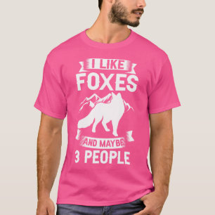 Funny Red Niedlich Orange Fennec Foxes T-Shirt