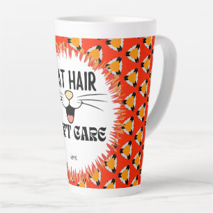 Funny Red Orange Black Cat Lover Milchtasse