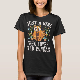 Funny Red Panda Geschenk für Frauen Coole Tiere Wh T-Shirt