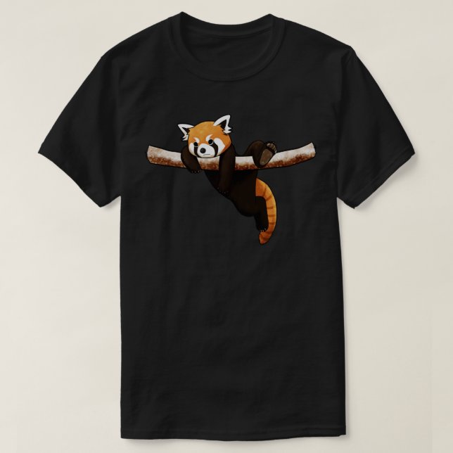 Funny Red Panda T-Shirt (Design vorne)