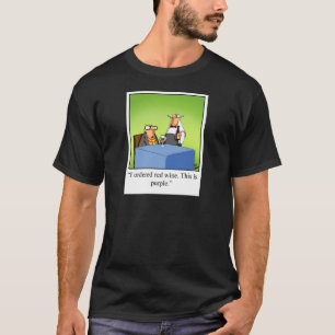 Funny Red Wine Cartoon Geschenk! T-Shirt