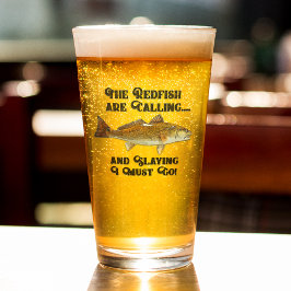 Funny Redfish zitiert Fischfang Fisch Fisch Glas