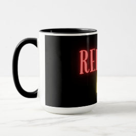 Funny Redneck AF Neon Personalisiert Tasse