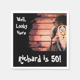 Funny Redneck Hillbilly Birthday Party Serviette