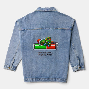 Funny reenergizing Christmas Tree Jeansjacke