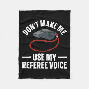Funny Referenzen Kunst für Männer Frauen Sport Ref Fleecedecke