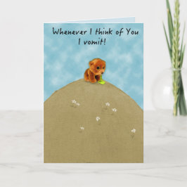 Funny Regrets Relationship Card Dankeskarte