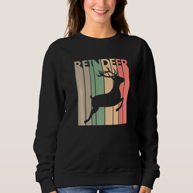 Funny Reindeer Costume Sweatshirt (Vorderseite)