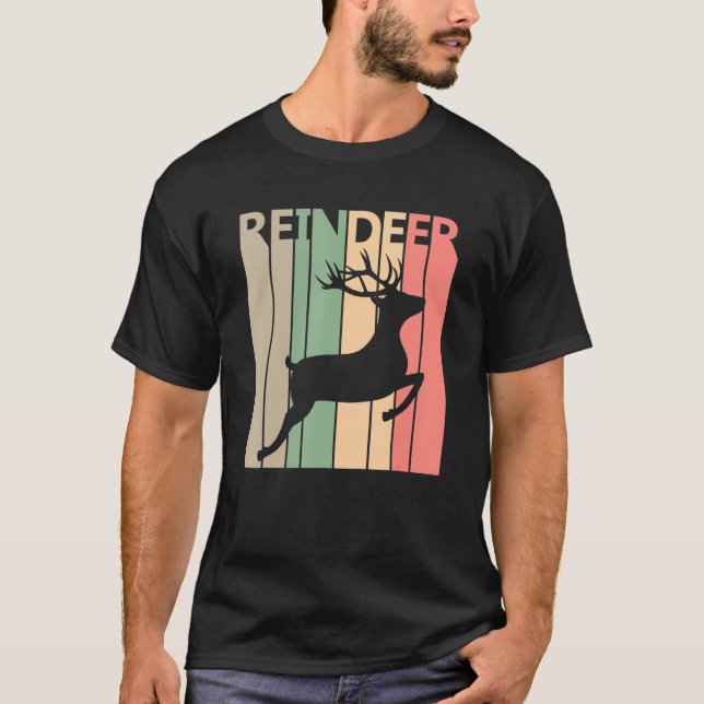 Funny Reindeer Costume T-Shirt (Vorderseite)