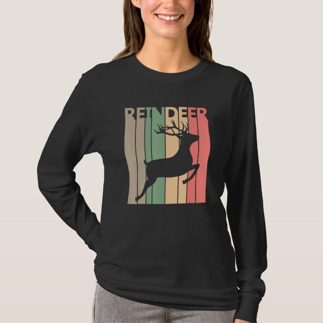Funny Reindeer Costume T-Shirt (Vorderseite)