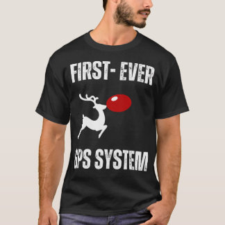 Funny Reindeer GPS System T-Shirt