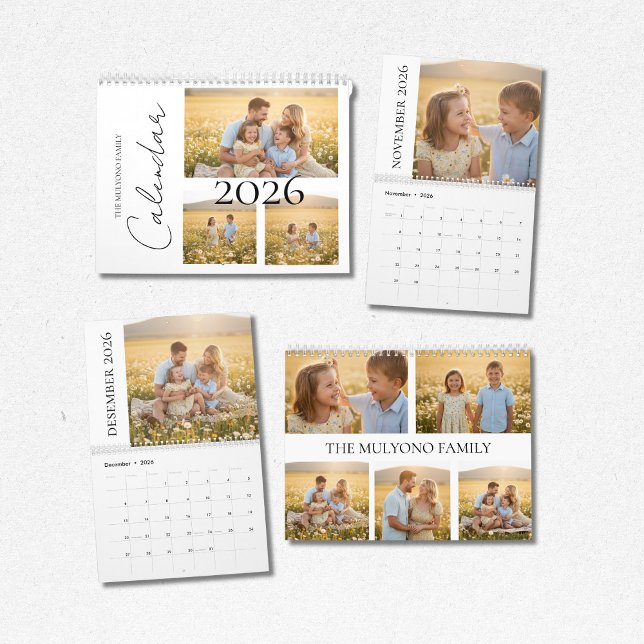 Funny & Relaxed Family Moments 2026 Photo Calendar Kalender (Von Creator hochgeladen)