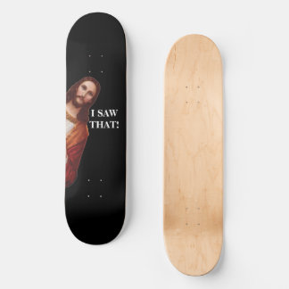 Funny Religious Jesus Meme Christlich Skateboard