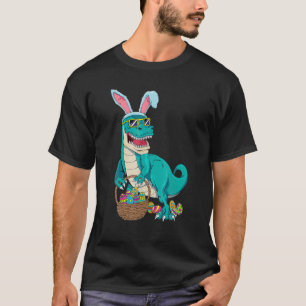 Funny Religious Ts Heilige Ostereier Jagen Dinosa T-Shirt