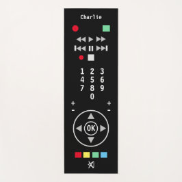 Funny Remote Kontrolle TV Farbenfroh Personalisier Yogamatte
