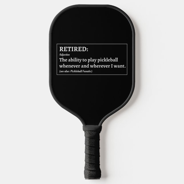 Funny Remüall Pickleball Schläger (Vorderseite)