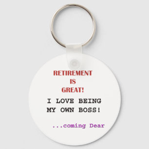 Funny Remüan Slogan Schlüsselanhänger