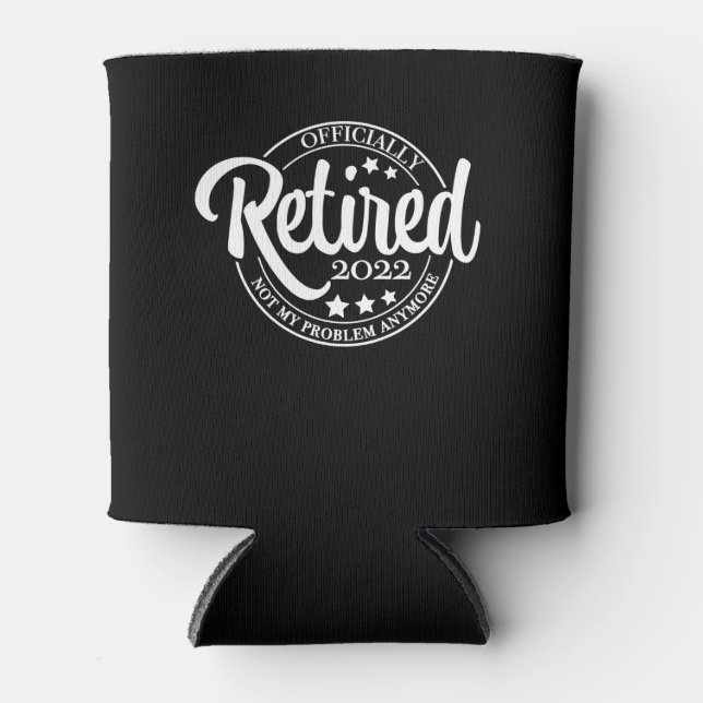 Funny remüde 2022 nicht mehr mein Problem Dosenkühler (Vorderseite)