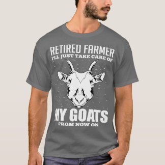Funny Remüde Bauer Ruhestand Farm Animal Going T-Shirt