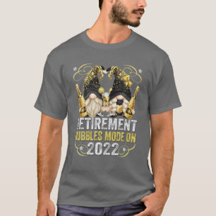 Funny Remüde Champagne Gnome Sprichwort für die Na T-Shirt