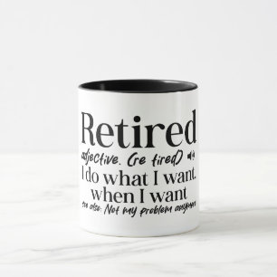 Funny Remüde Definition Tasse