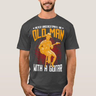 Funny Remüde Gitarrist Gift Music Retirement Guit T-Shirt