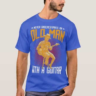 Funny Remüde Gitarrist Gift Music Retirement Guit T-Shirt