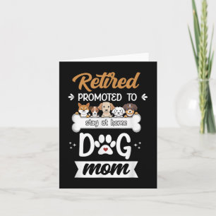 Funny Remüde Hund Mama Geschenk Niedliches Pet Lov Karte