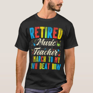Funny Remüde Music Teacher T-Shirt