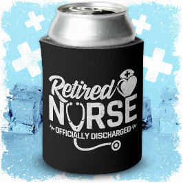 Funny Remüde Nurse Joke Pflege Ruhestand Dosenkühler