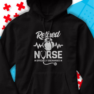 Funny Remüde Nurse Joke Pflege Ruhestand Hoodie
