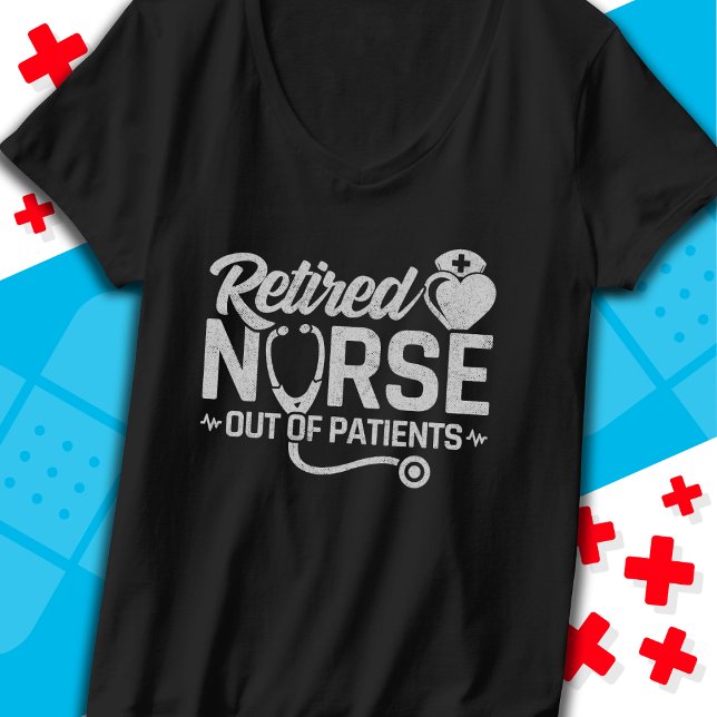 Funny Remüde Nurse Joke Pflege Ruhestand T-Shirt (Von Creator hochgeladen)